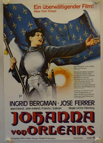 Joan of Arc re-release german movie poster